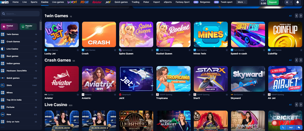 1win games 1win online casino